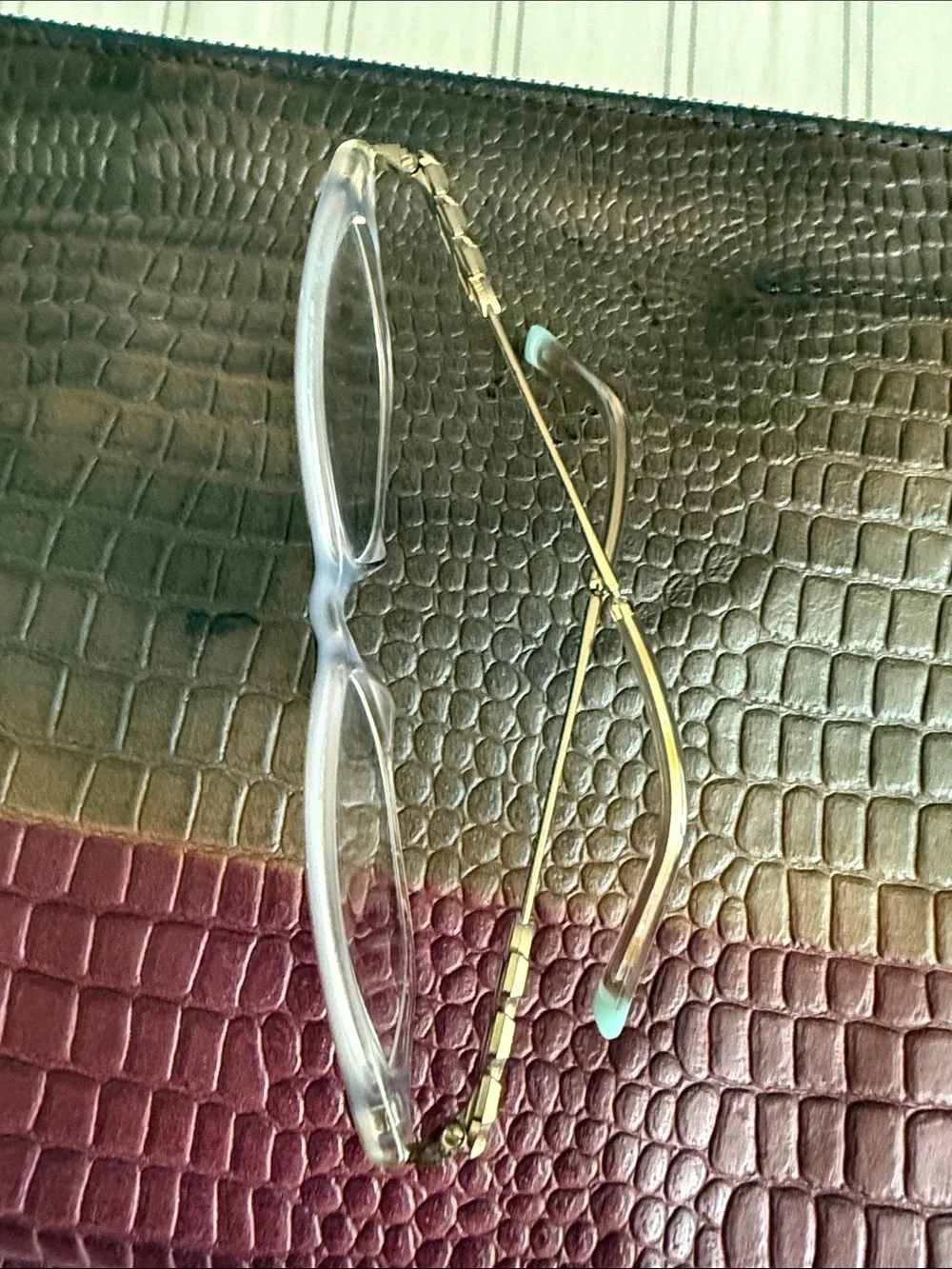 Authentic Tiffany & Co. Clear & Gold Tone Eyeglasses